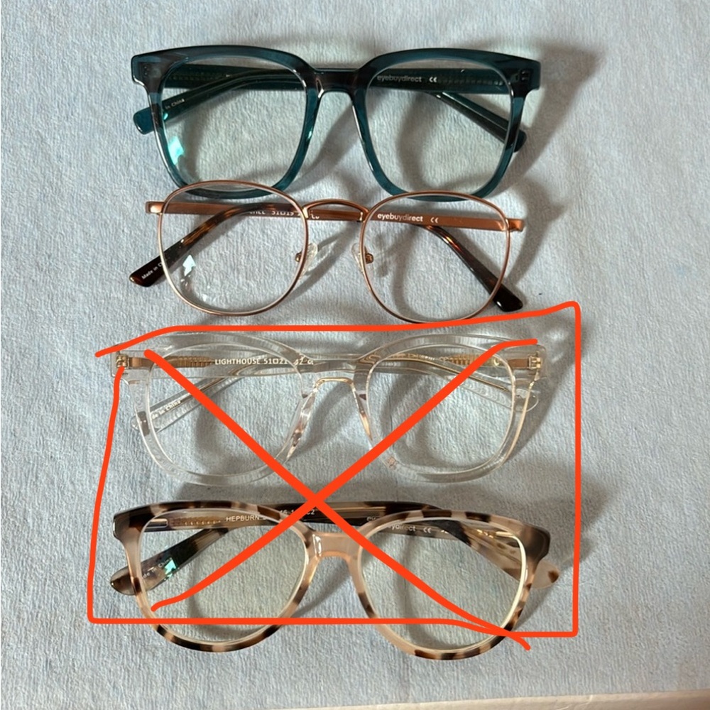 Eye Buy Direct Glasses Lot of 2